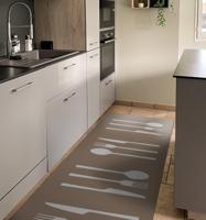 Vork mes en lepel Keuken vinyl tapijt