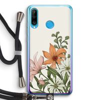 Floral bouquet: Huawei P30 Lite Transparant Hoesje met koord