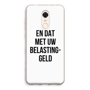 Belastinggeld: Xiaomi Redmi 5 Transparant Hoesje