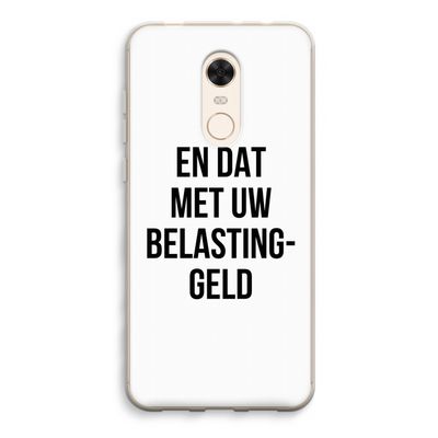 Belastinggeld: Xiaomi Redmi 5 Transparant Hoesje