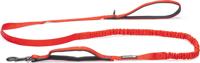 Beeztees Parinca Premium Elastische Looplijn - Hondenriem - Nylon - Rood