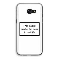 I'm dope: Samsung Galaxy A5 (2017) Transparant Hoesje