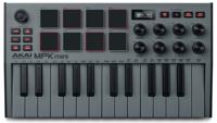 Akai Professional MPK Mini MK3 Special Edition Grey MIDI keyboard - thumbnail