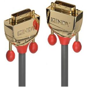 Lindy 36202 2m DVI-D DVI-D Grijs DVI kabel