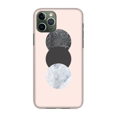 Marmeren cirkels: Volledig geprint iPhone 11 Pro Hoesje