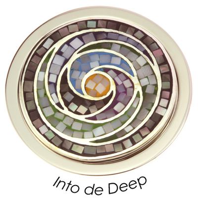 Quoins QMOR-15L-B Disk Amazing Into the Deep staal-parelmoer Large