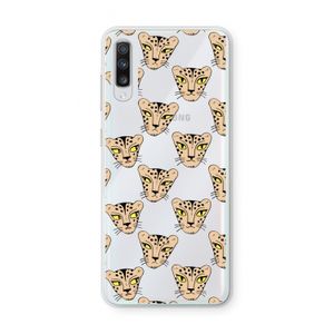 Tijger: Samsung Galaxy A70 Transparant Hoesje