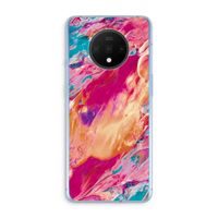 Pastel Echoes: OnePlus 7T Transparant Hoesje