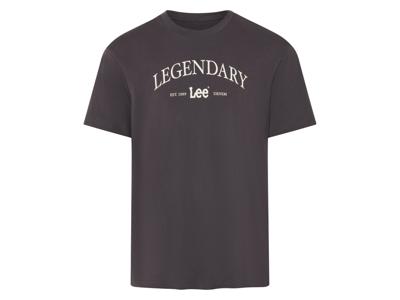 Lee Heren T-shirt (zwart gewassen, M)
