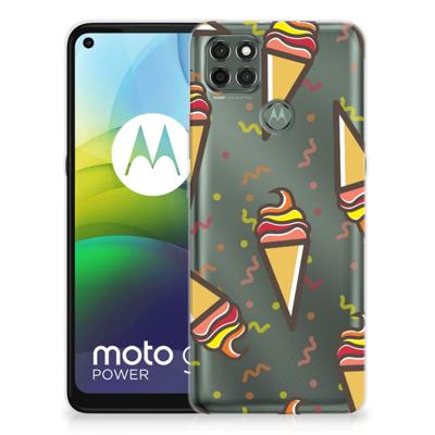 Motorola Moto G9 Power | Siliconen Case | Icecream