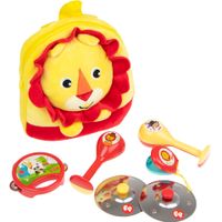 Fisher-Price Rugzak Leeuw met 4 instrumenten