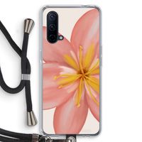 Pink Ellila Flower: OnePlus Nord CE 5G Transparant Hoesje met koord