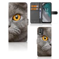 Telefoonhoesje | Met pasjeshouder | Nokia C32 Britse Korthaar