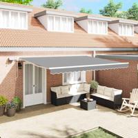 Markies Handmatig Wit 5 x 3 m Metaal