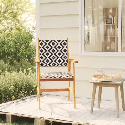 Tuinstoelen 4 stuks massief acaciahout