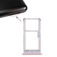 SIM-kaart lade + SIM-kaart lade/micro SD-kaart lade voor Xiaomi Redmi Note 6 Pro (Rose goud)