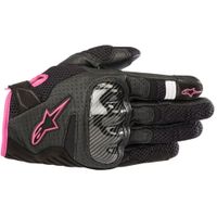 ALPINESTARS Stella SMX-1 Air V2 Gloves, Motorhandschoenen Zomer, Zwart-Fuchsia