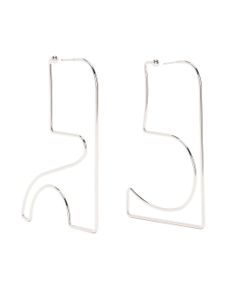 Courrèges boucles d'oreilles AC Maxi - Argent