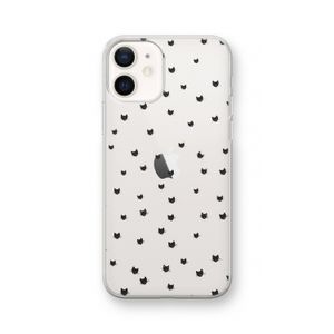 Kleine kattenkopjes: iPhone 12 Transparant Hoesje