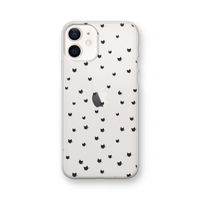 Kleine kattenkopjes: iPhone 12 Transparant Hoesje