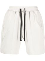 STYLAND x notRainProof drawstring organic cotton shorts - Gris - thumbnail