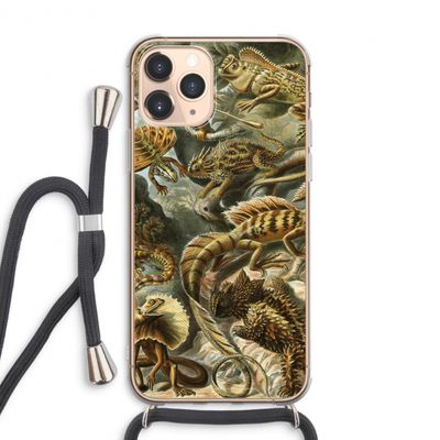 Haeckel Lacertilia: iPhone 11 Pro Max Transparant Hoesje met koord