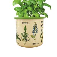 Gift Republic Kruiden - Emaille Bloempot