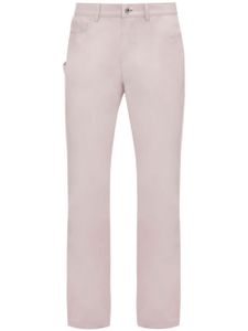 JW Anderson pantalon chino à patch logo - Rose