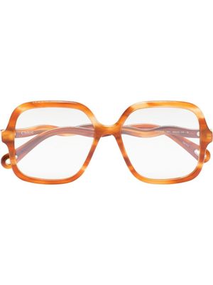 Chloé Eyewear lunettes de vue à monture carrée - Orange
