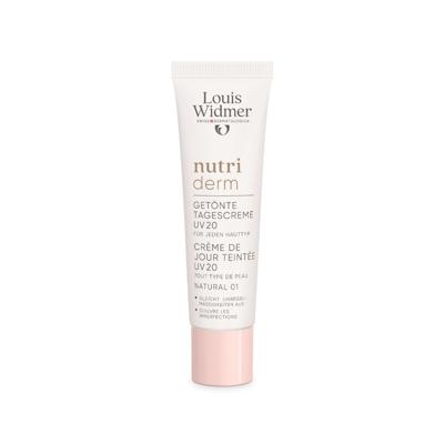 Louis Widmer Nutriderm Getinte Dagcrème Uv 20 Naturel 01 Met Parfum 30ml