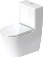 Duravit D-Neo staand toilet voor stortbak en vuilafstotende laag 37x65x40cm Wit - thumbnail