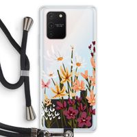 Painted wildflowers: Samsung Galaxy S10 Lite Transparant Hoesje met koord