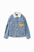 Denim truckerjack met Looney Tunes - BLUE - 3/4