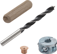 Wolfcraft deuvelset | ø10mm | 25-delig | 1 set - 2918000