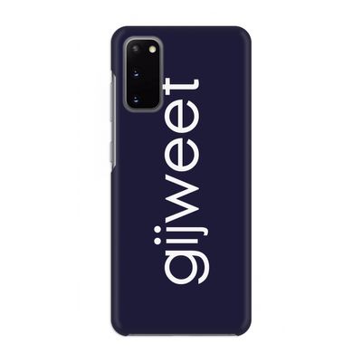 Gijweet: Volledig geprint Samsung Galaxy S20 Hoesje