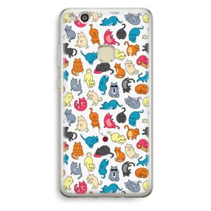 Kleurrijke katten: Huawei Ascend P10 Lite Transparant Hoesje