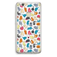 Kleurrijke katten: Huawei Ascend P10 Lite Transparant Hoesje