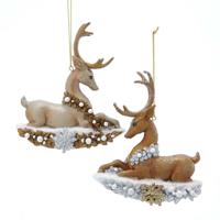 Ornament Gold kunststof h10 cm - Kurt s adler