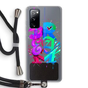 Dream: Samsung Galaxy S20 FE / S20 FE 5G Transparant Hoesje met koord