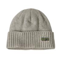 Patagonia Brodeo Beanie Muts OG Legacy Label: Crisp Grey One Size