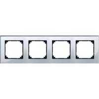Merten 489460 Afdekking Frame M-Plan, System M Zilver 1 stuk(s)