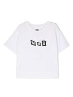 MM6 Maison Margiela Kids t-shirt à logo imprimé - Blanc - thumbnail