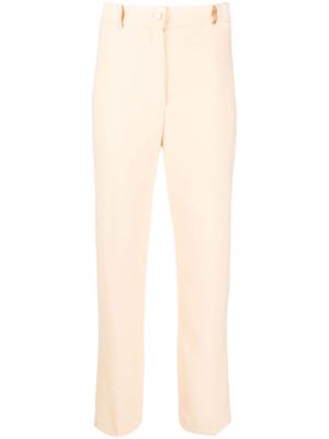 Hebe Studio pantalon de tailleur à taille haute - Tons neutres
