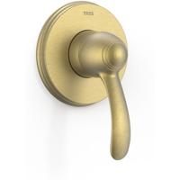Douchekraan Tres Clasic | Inbouw | Mengkraan | Incl.Inbouwdeel | 1-weg | Vintage | Goud mat
