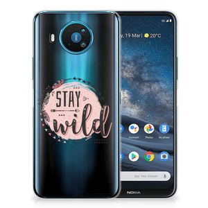 Nokia 8.3 Telefoonhoesje met Naam Boho Stay Wild