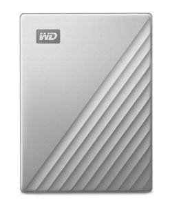 WD My Passport Ultra 1 TB Externe harde schijf (2,5 inch) USB-C Zilver WDBC3C0010BSL-WESN