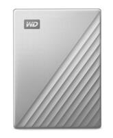 WD My Passport Ultra 1 TB Externe harde schijf (2,5 inch) USB-C Zilver WDBC3C0010BSL-WESN - thumbnail