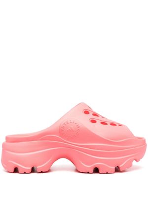 adidas by Stella McCartney mules à logo embossé 55 mm - Rose