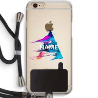 Abstract Spectrum: iPhone 6 / 6S Transparant Hoesje met koord