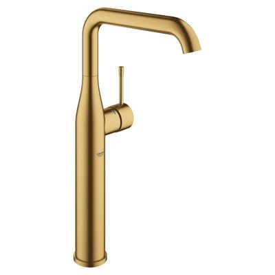 GROHE Essence New Wastafelkraan Opbouw - uitloop 17.9cm - XL-size hoge draaibare uitloop - EcoJoy - brushed cool sunrise 32901gn1
